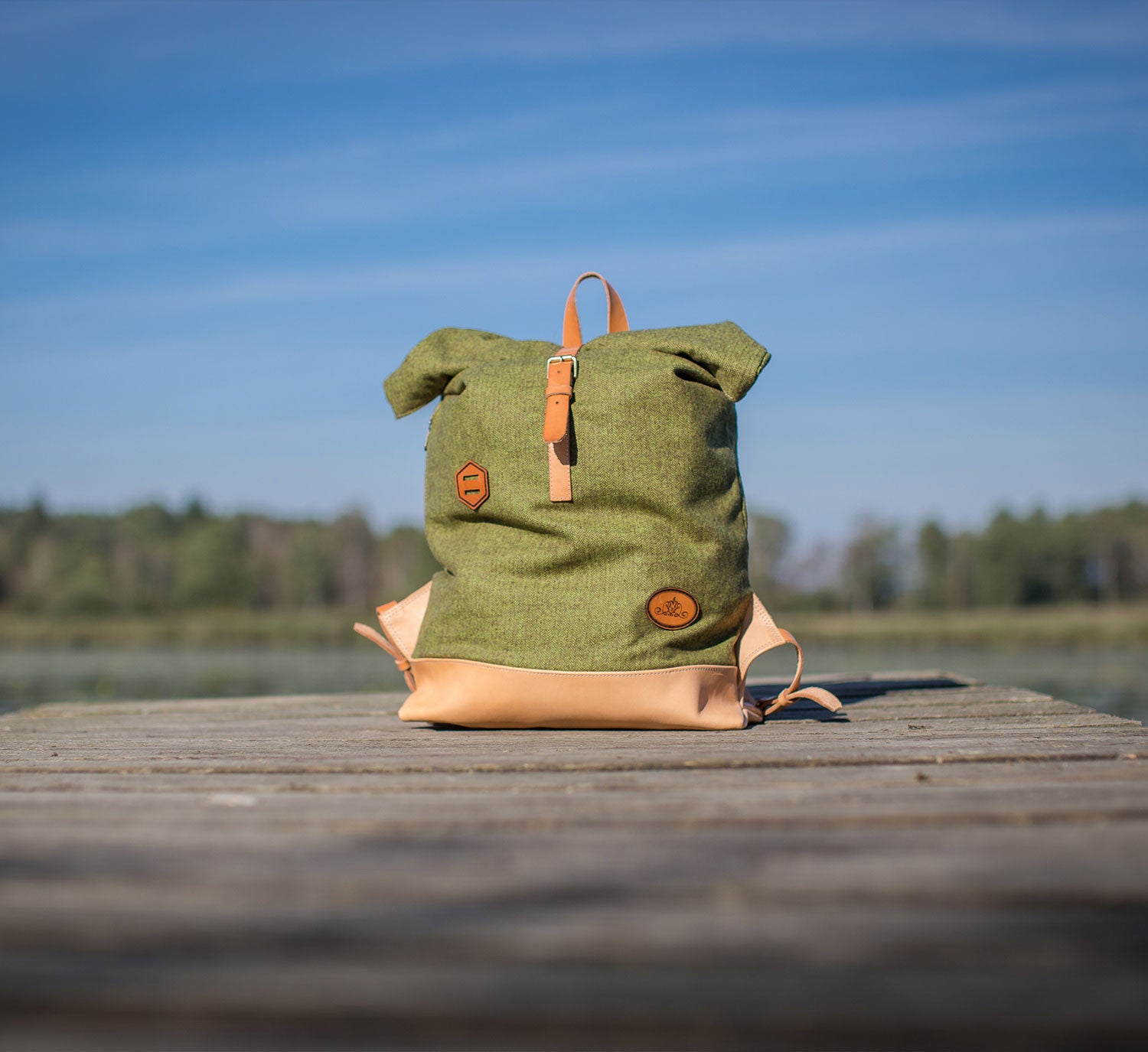 Rucksack in Olive
